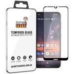 Full Coverage Tempered Glass Screen Protector for Nokia 3.2 - Black